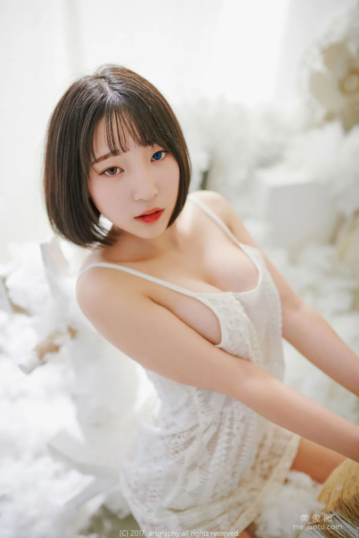 [ARTGRAVIA] VOL.013 Jiang Renqing - School Swimsuit and Sexy Suspender Series photo 21