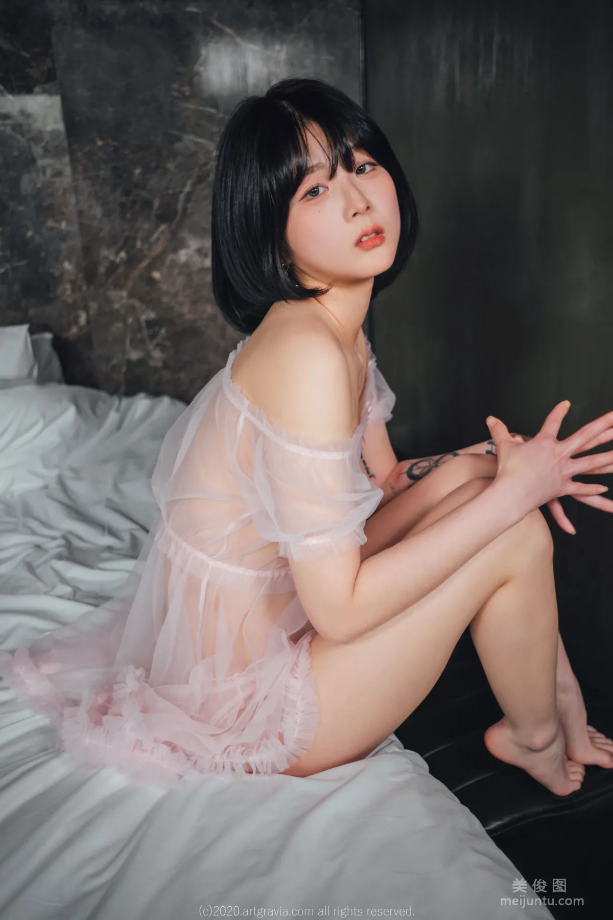 [ARTGRAVIA] VOL.162 Isabella - High-Cut and See-Through Lingerie Series photo 64
