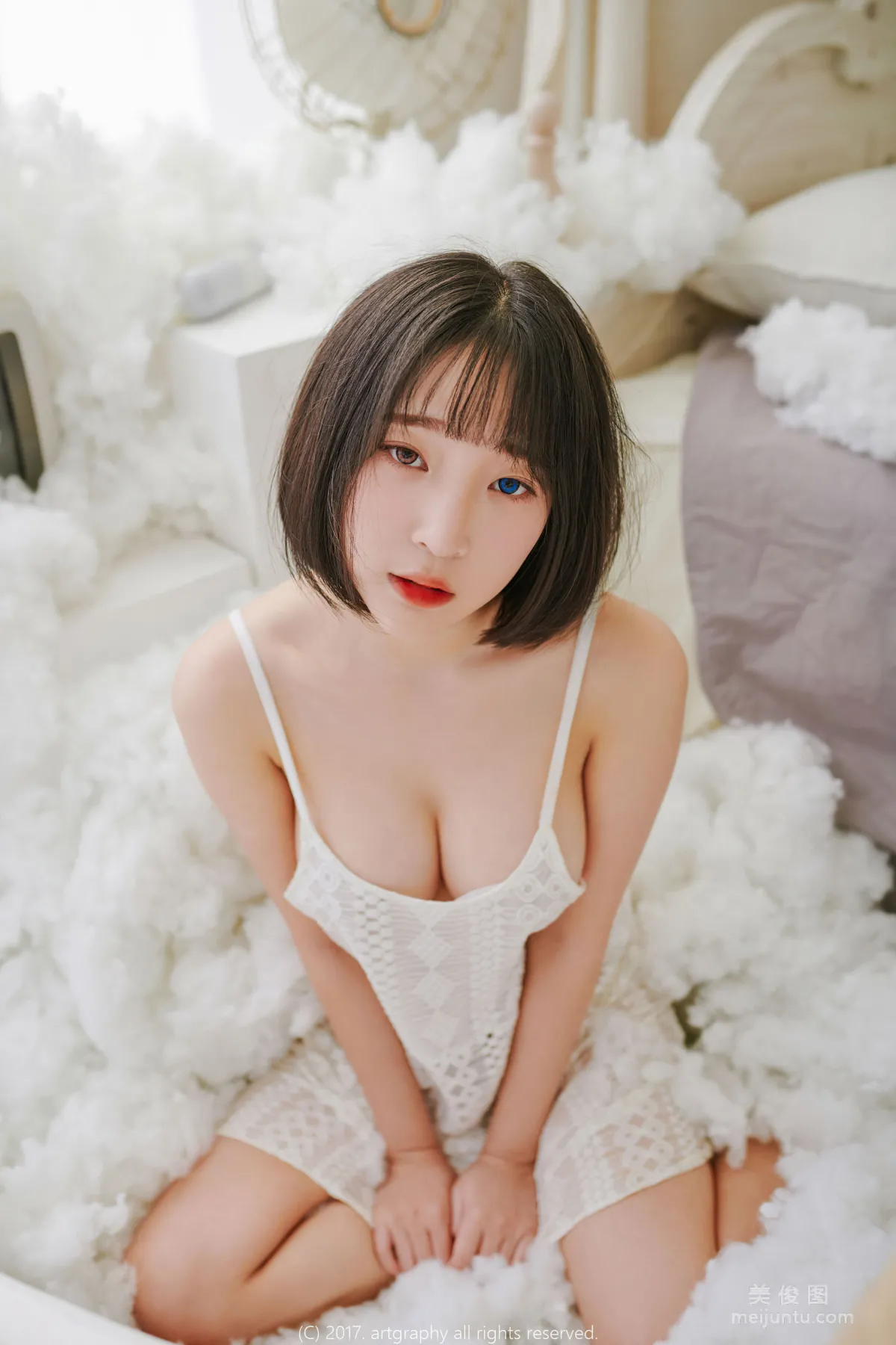 [ARTGRAVIA] VOL.013 Jiang Renqing - School Swimsuit and Sexy Suspender Series photo 23