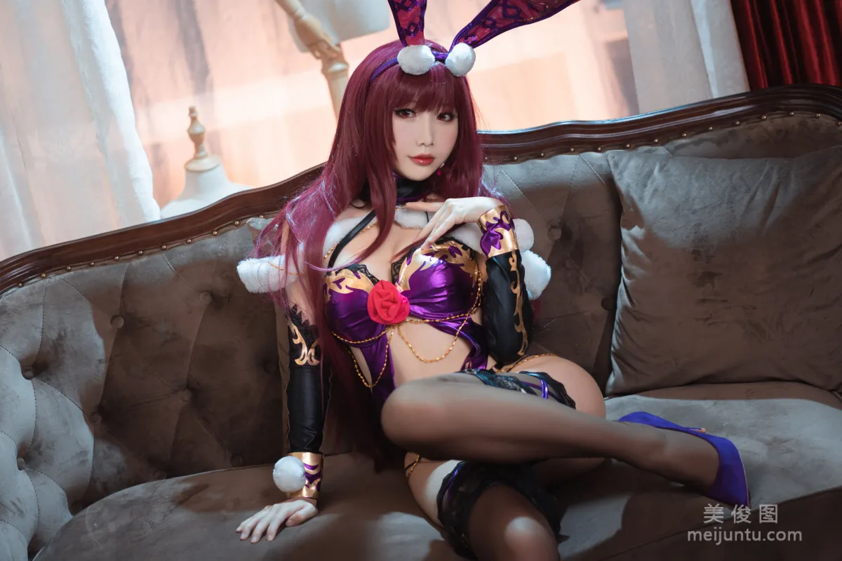 Cute Popular Coser Mianbing Xianer - Scathach Bunny Girl photo 5