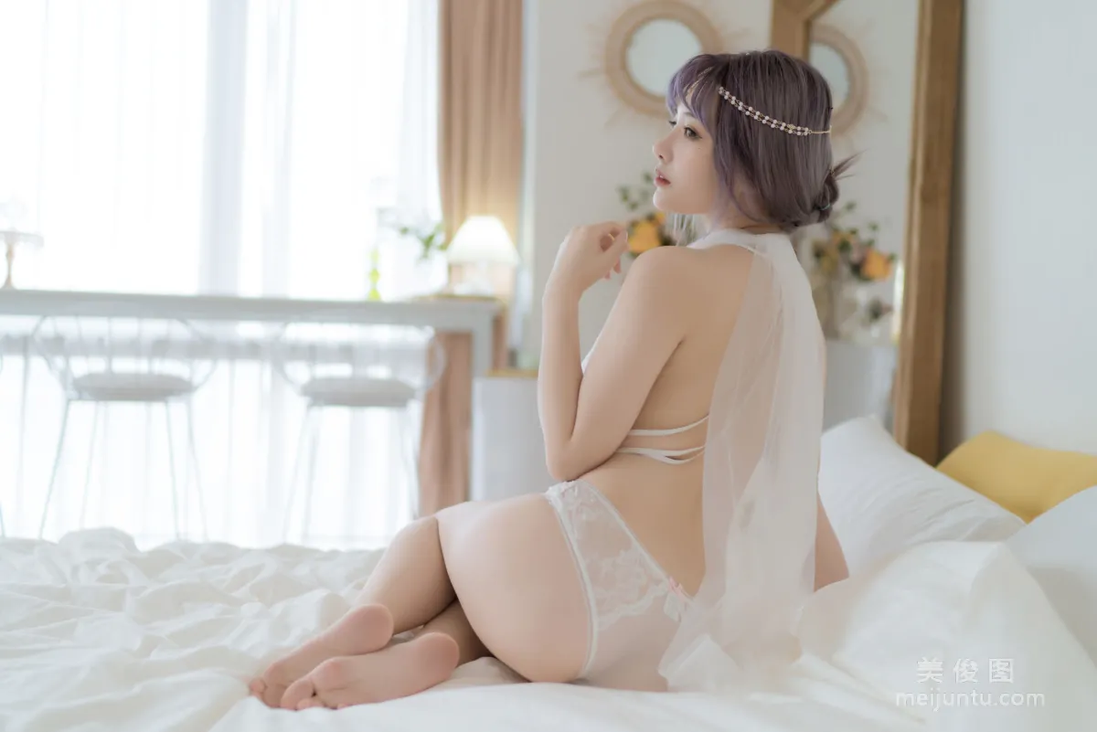 [COS Photo] Anime Blogger Wenmei Bujiang Daoli - White Greece photo 28