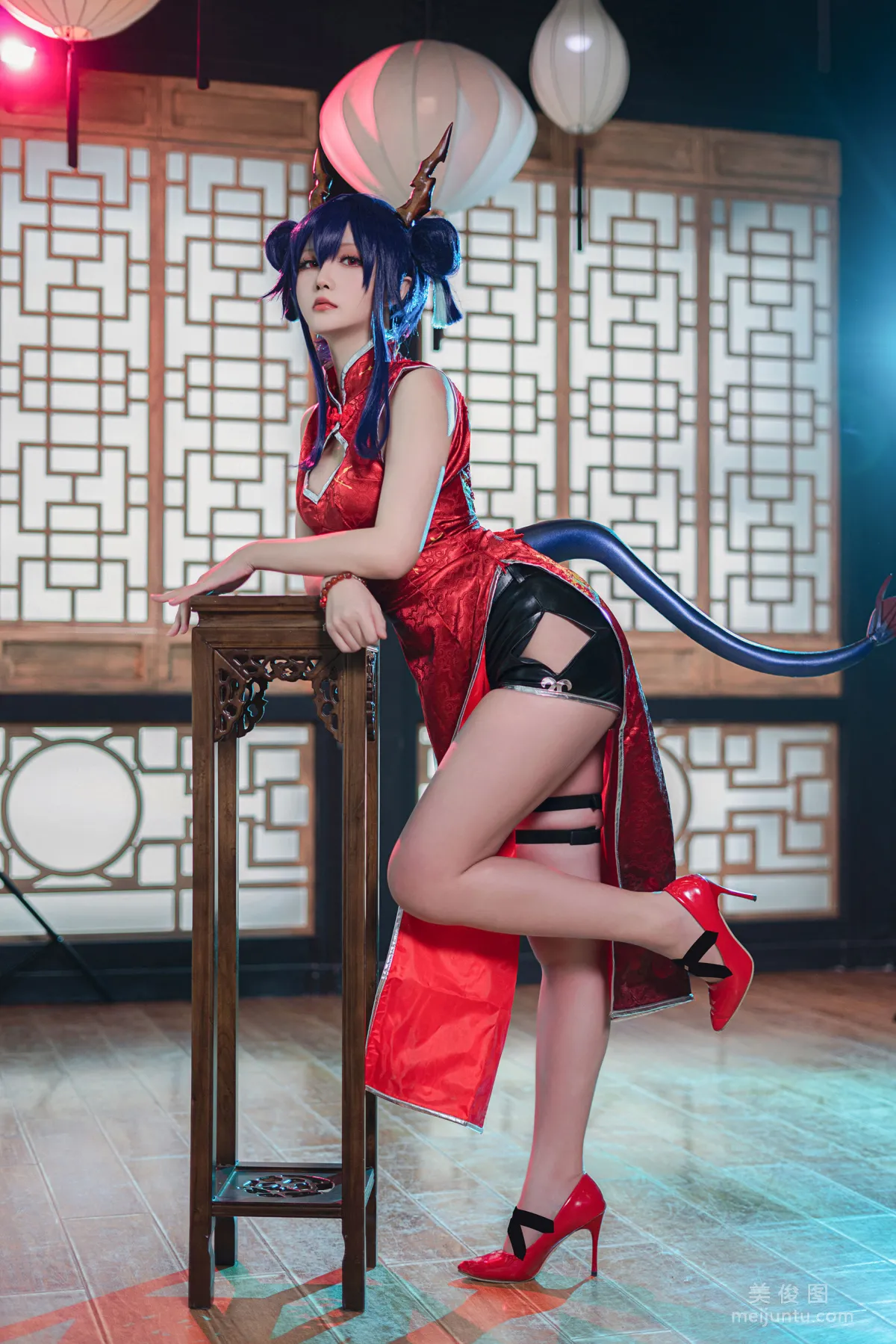 [Cosplay Photos] Xingzhi Chichi, Arknights Chen photo 10