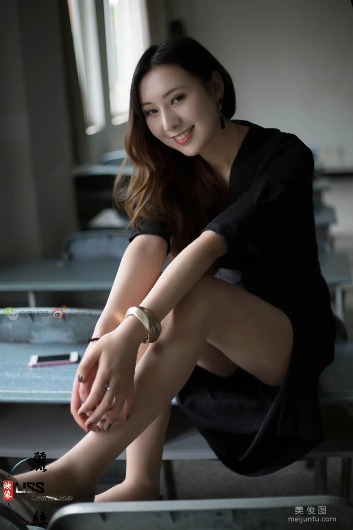 [GIRLISS] Broadcasting Major Zhang Min, Campus Style Photo Set photo 12