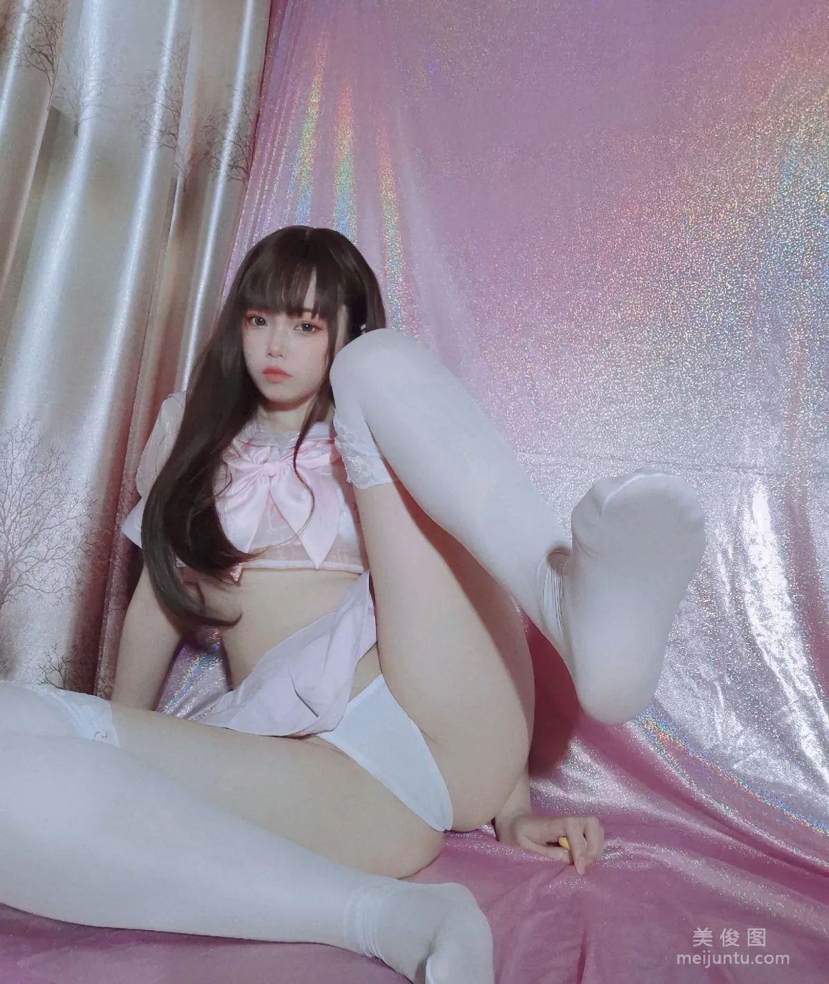 [COS Perk] Qiyue Miaozi - Pink Sailor Uniform photo 26