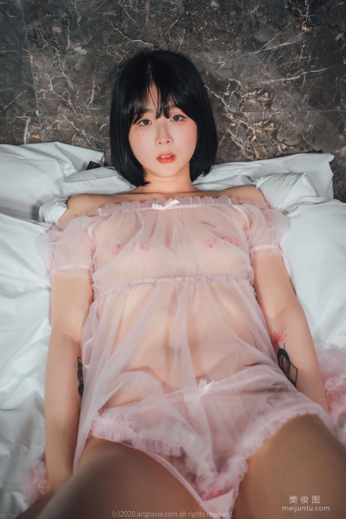 [ARTGRAVIA] VOL.162 Isabella - High-Cut and See-Through Lingerie Series photo 60