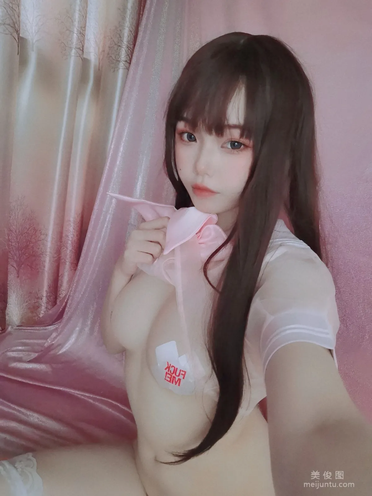 [COS Perk] Qiyue Miaozi - Pink Sailor Uniform photo 29