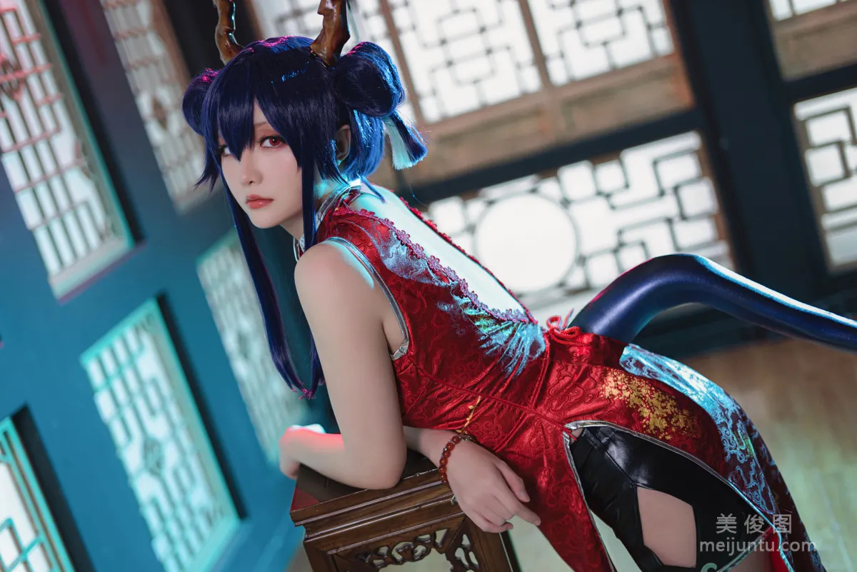 [Cosplay Photos] Xingzhi Chichi, Arknights Chen photo 11