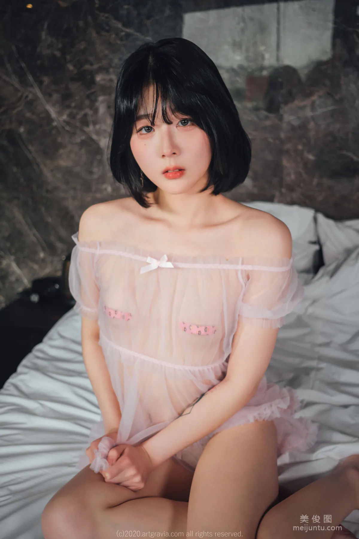 [ARTGRAVIA] VOL.162 Isabella - High-Cut and See-Through Lingerie Series photo 45