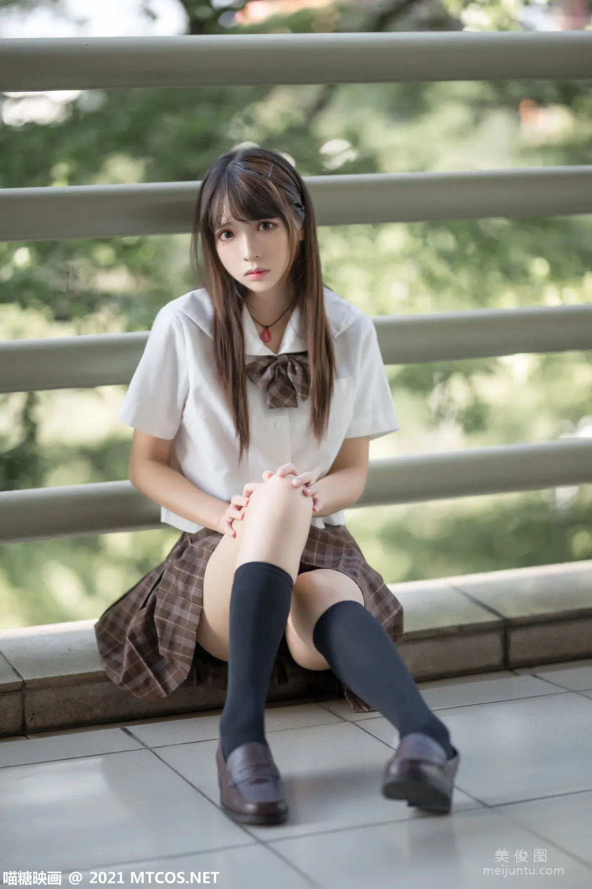 [喵糖映畫] VOL.375 憂郁少女 寫真套圖 8