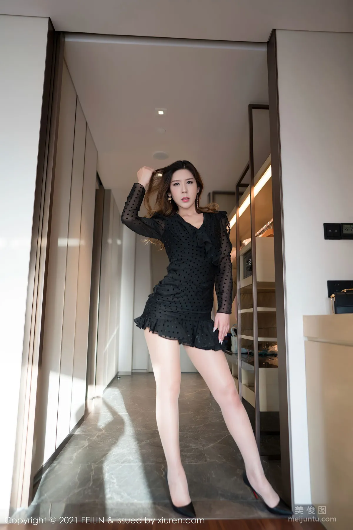 [嗲囡囡FEILIN] VOL.373 Isabelle貴貴 - 狂野豹紋内衣主題系列 12