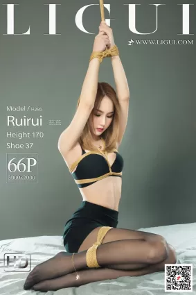 [麗櫃美束Ligui]  蕊蕊 《嬌蓉囧鏡》 絲足寫真