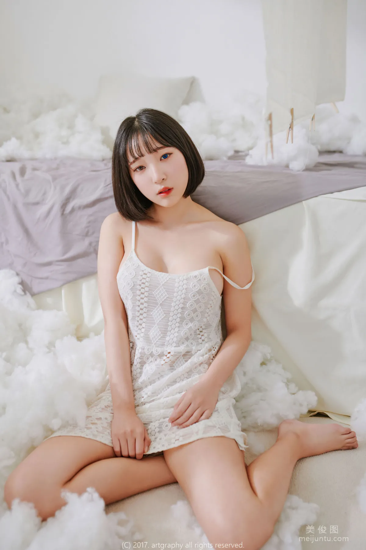 [ARTGRAVIA] VOL.013 Jiang Renqing - School Swimsuit and Sexy Suspender Series photo 24