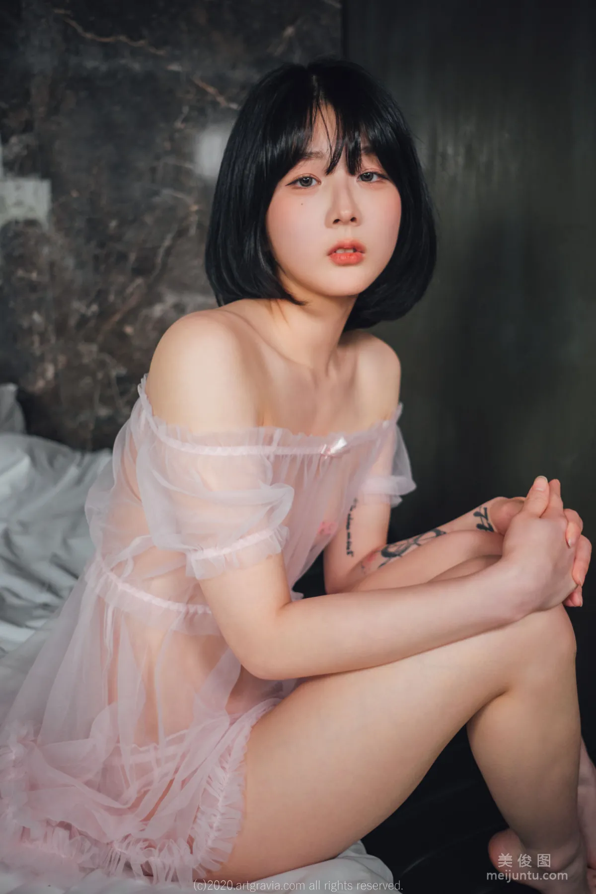[ARTGRAVIA] VOL.162 Isabella - High-Cut and See-Through Lingerie Series photo 65