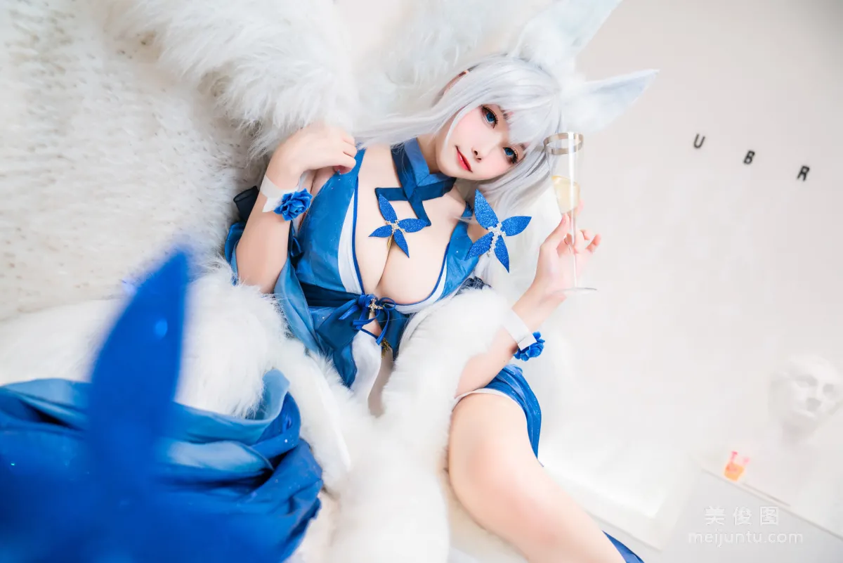 [Cosplay] Weibo Girl Momoko Kuikui, Shinano Dress photo 26