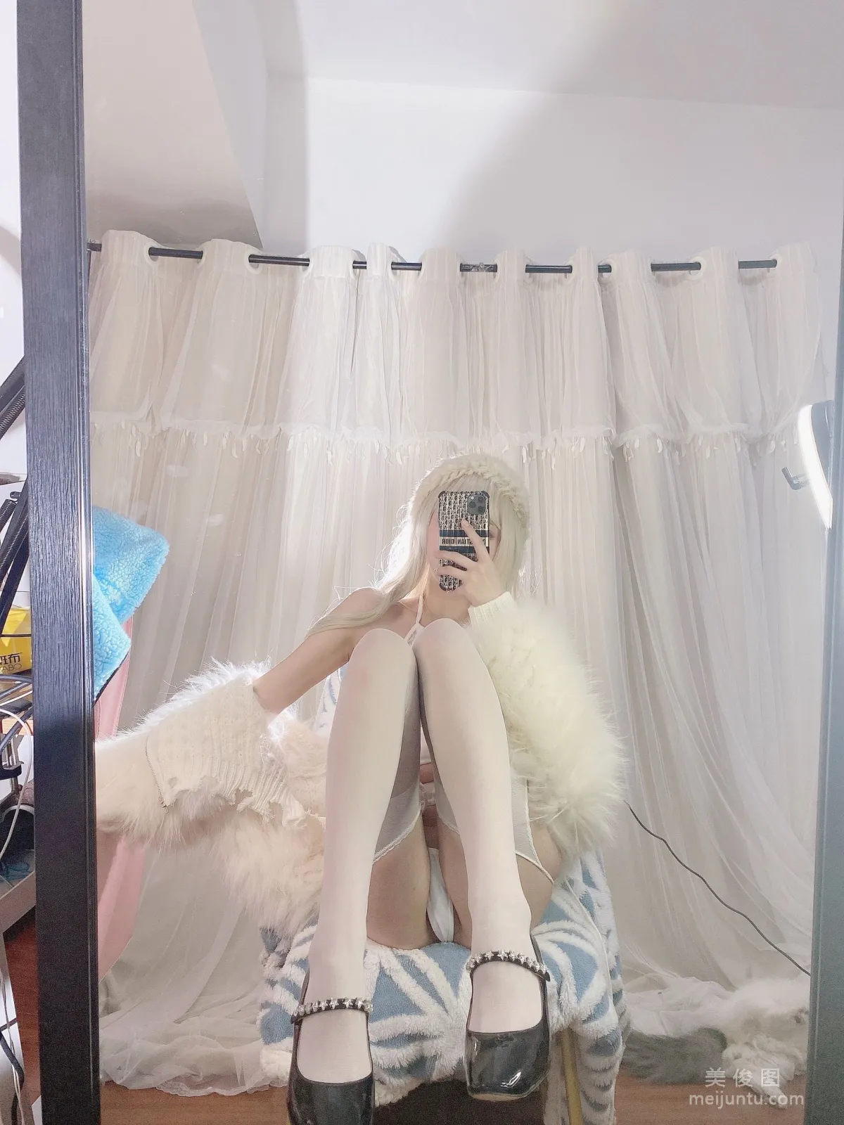 [Cosplay] Douyu Mixianxian sama, White Moonlight photo 34