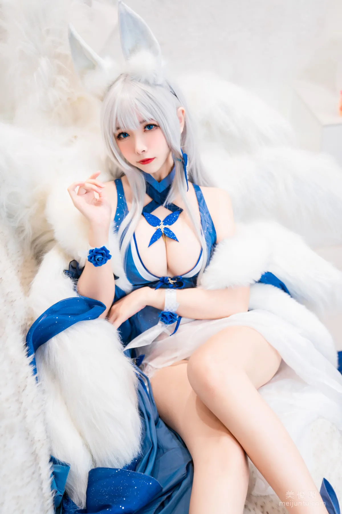 [Cosplay] Weibo Girl Momoko Kuikui, Shinano Dress photo 28