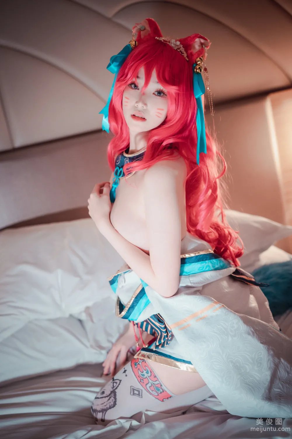 [DJAWA] BamBi - Spirit Blossom Ahri Photo Set photo 74