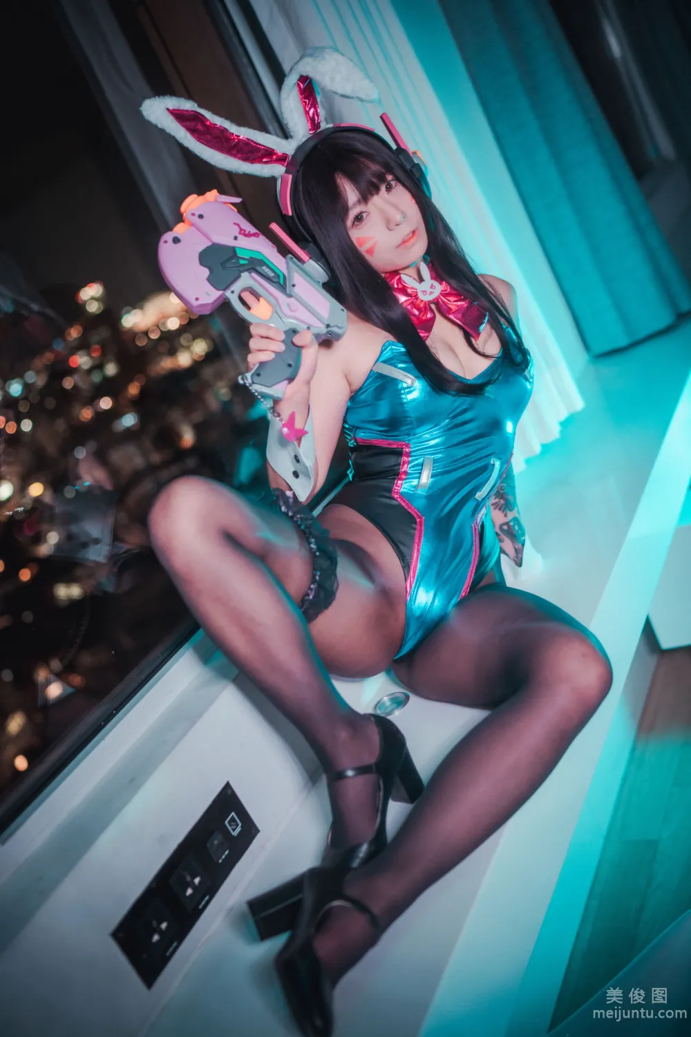 [DJAWA] Maruemon - D.VA Bunny Hop! Photo Set photo 30