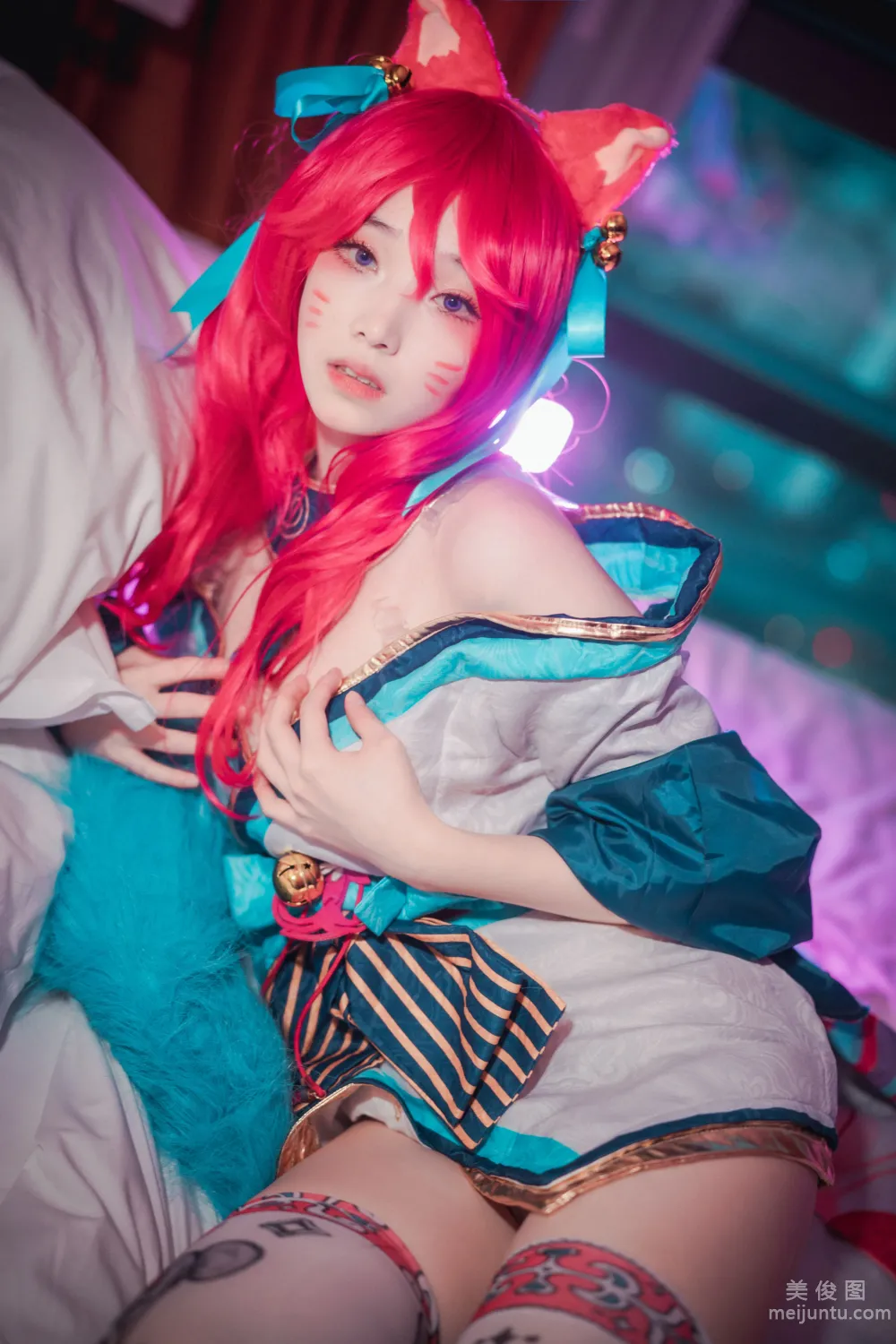 [DJAWA] BamBi - Spirit Blossom Ahri Photo Set photo 26