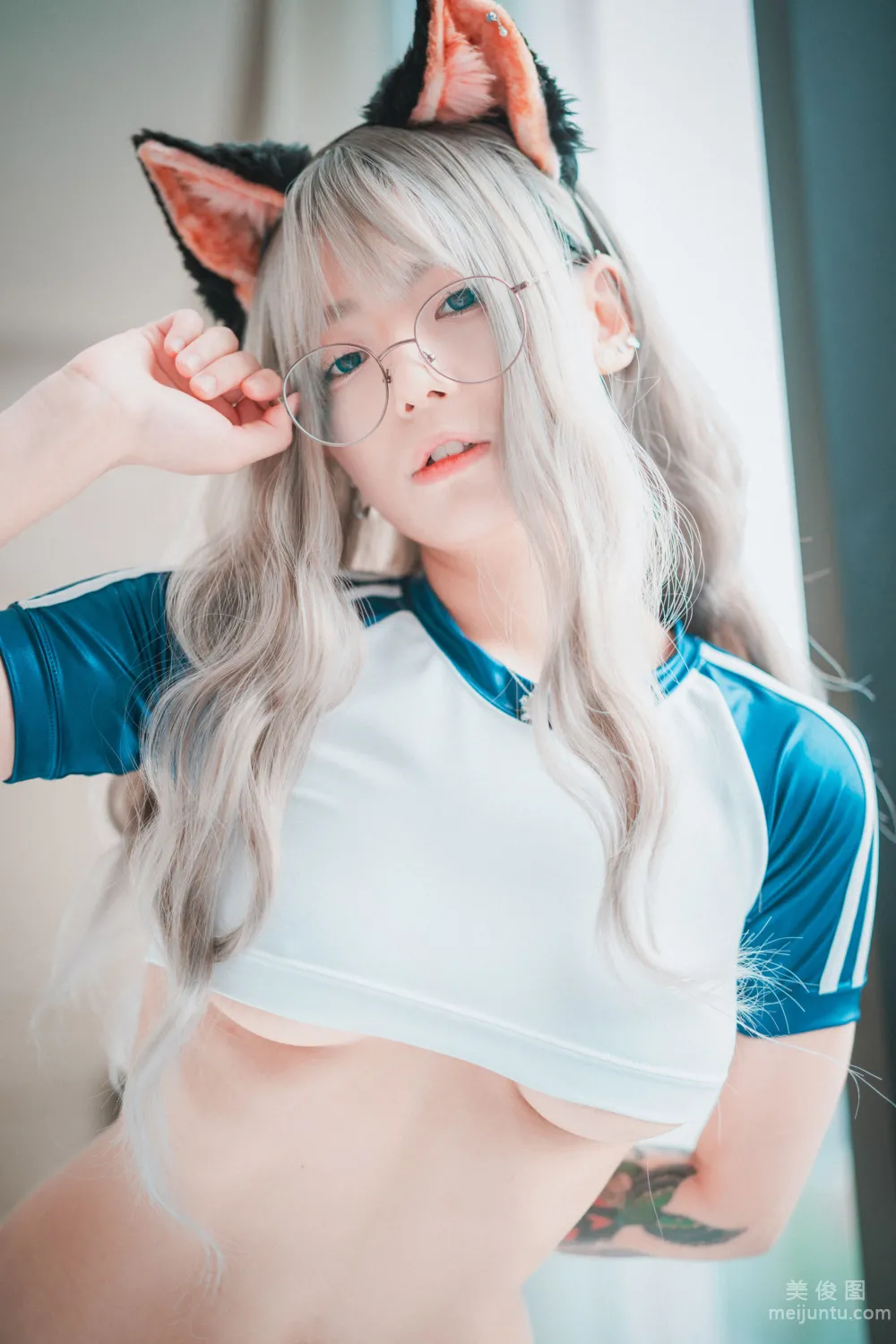 [DJAWA] Maruemon - Caution Girl x Athletic Girl Photo Set photo 48