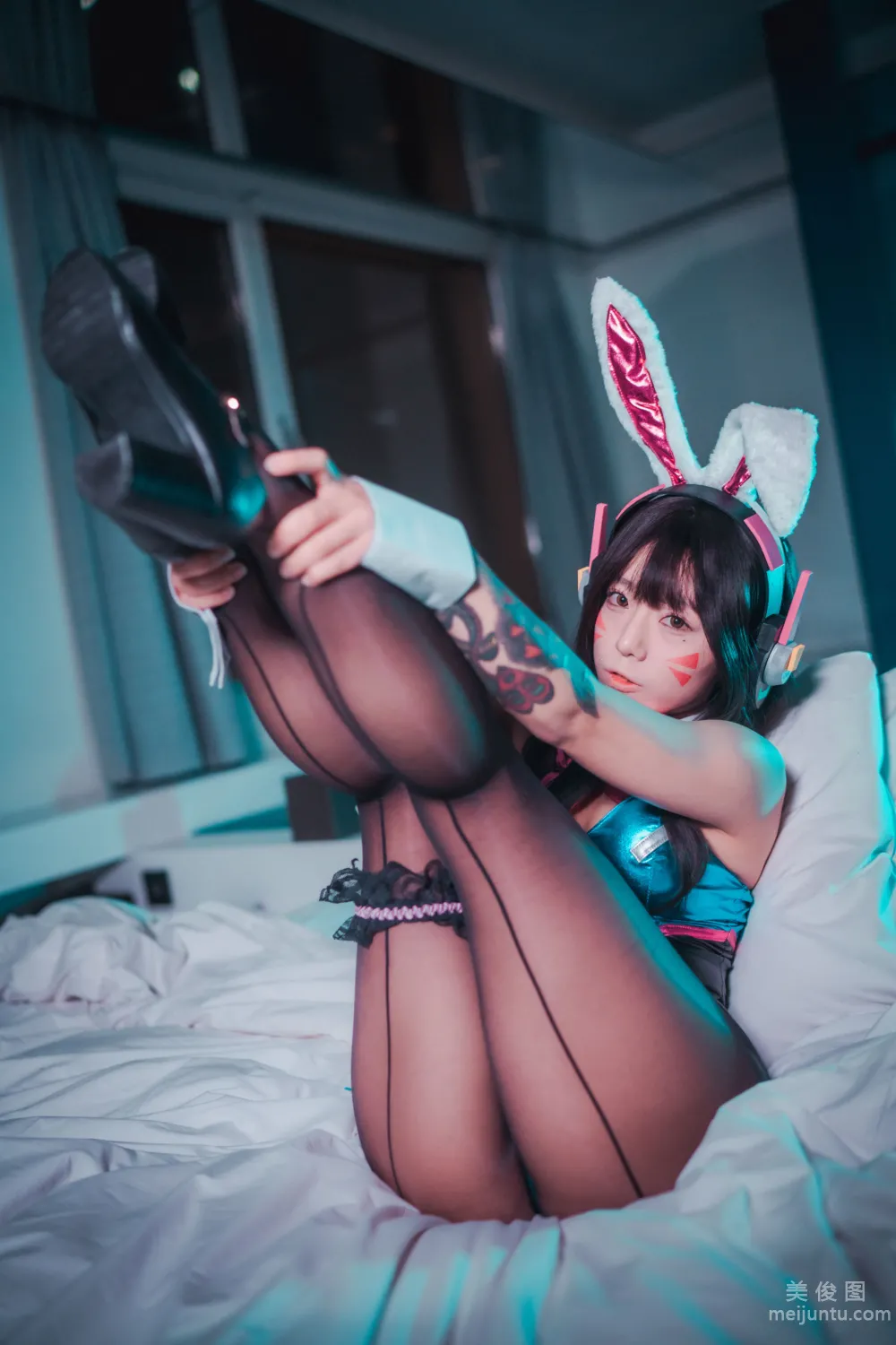 [DJAWA] Maruemon - D.VA Bunny Hop! Photo Set photo 49