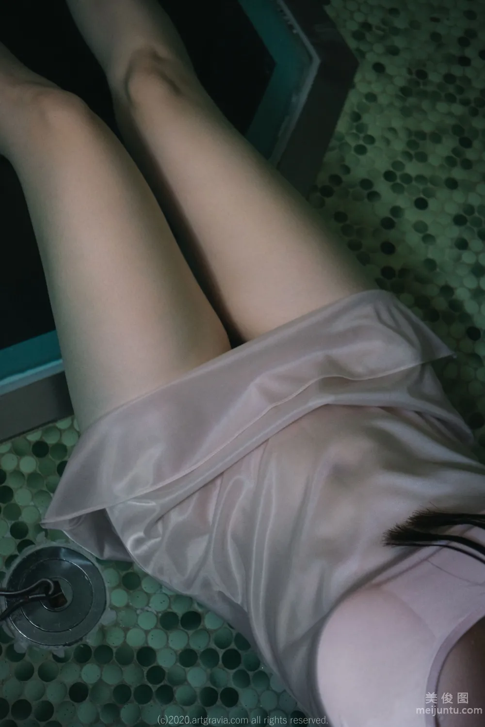 [ARTGRAVIA] VOL.159 PIA - Sexy Black Stockings + Wet Photo Shoot photo 38