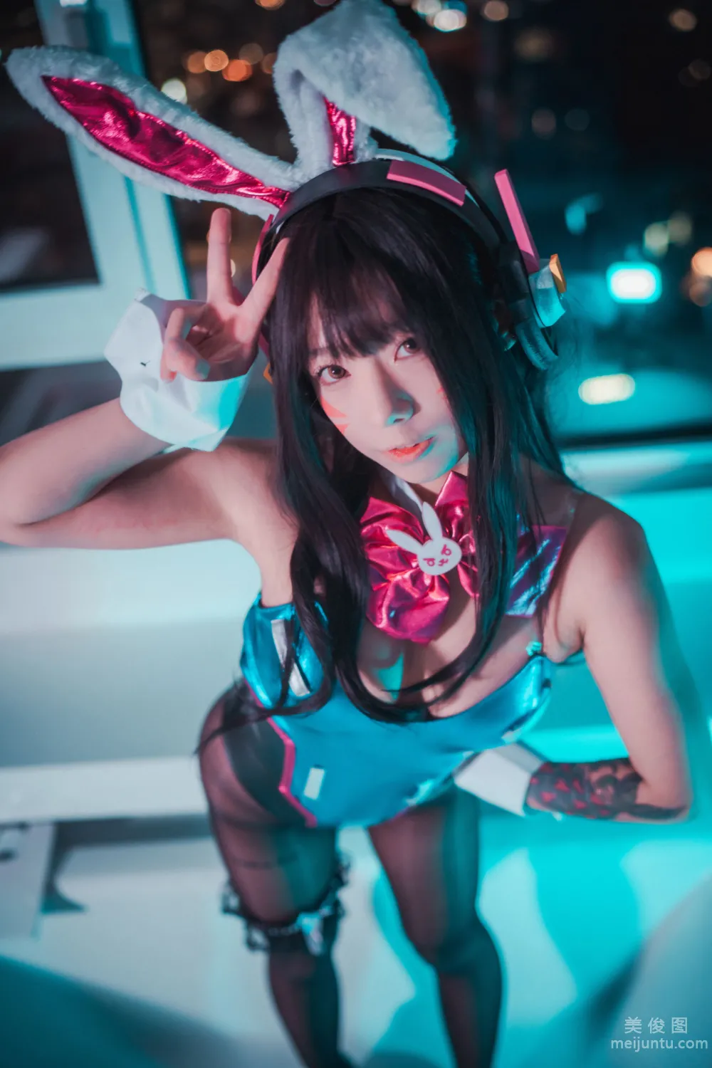 [DJAWA] Maruemon - D.VA Bunny Hop! Photo Set photo 48