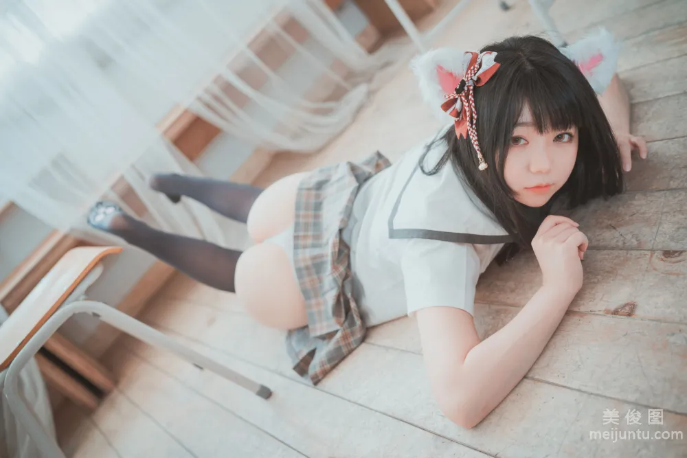 [DJAWA] Pian - Cat girl does not take classes Photo Set photo 18