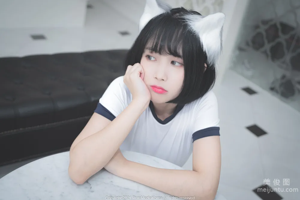 [PURE MEDIA] Vol.071 - Leechu - Sexy Uniform Photos photo 36