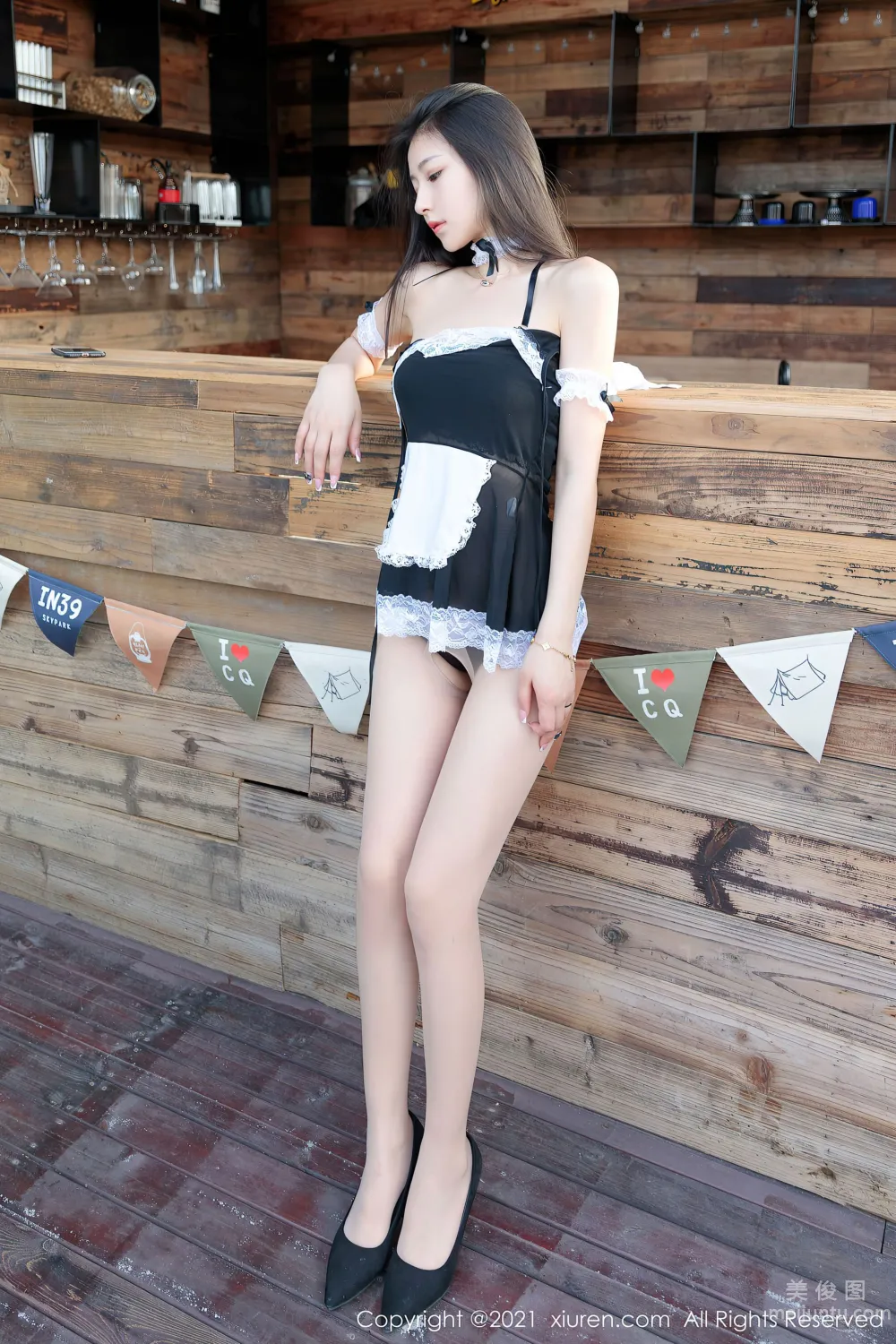 [秀人XIUREN] No.3586 熊小諾 - 居家雷絲女仆主題系列 57