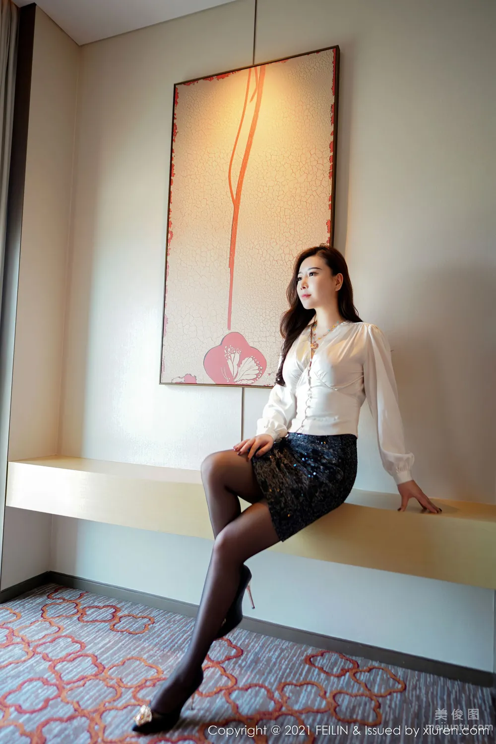 [嗲囡囡FEILIN] VOL.400 王婉悠Queen - 经典都市OL与情趣服饰6