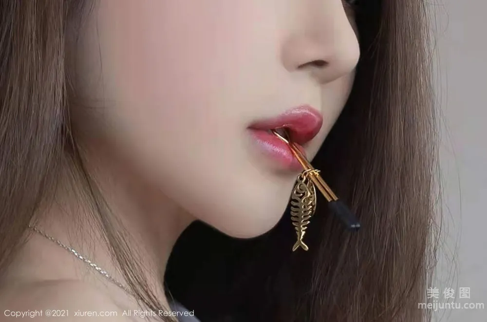 [秀人XIUREN] No.3589 魚子醬Fish - 《魚魚的禮物》主題系列下部 5