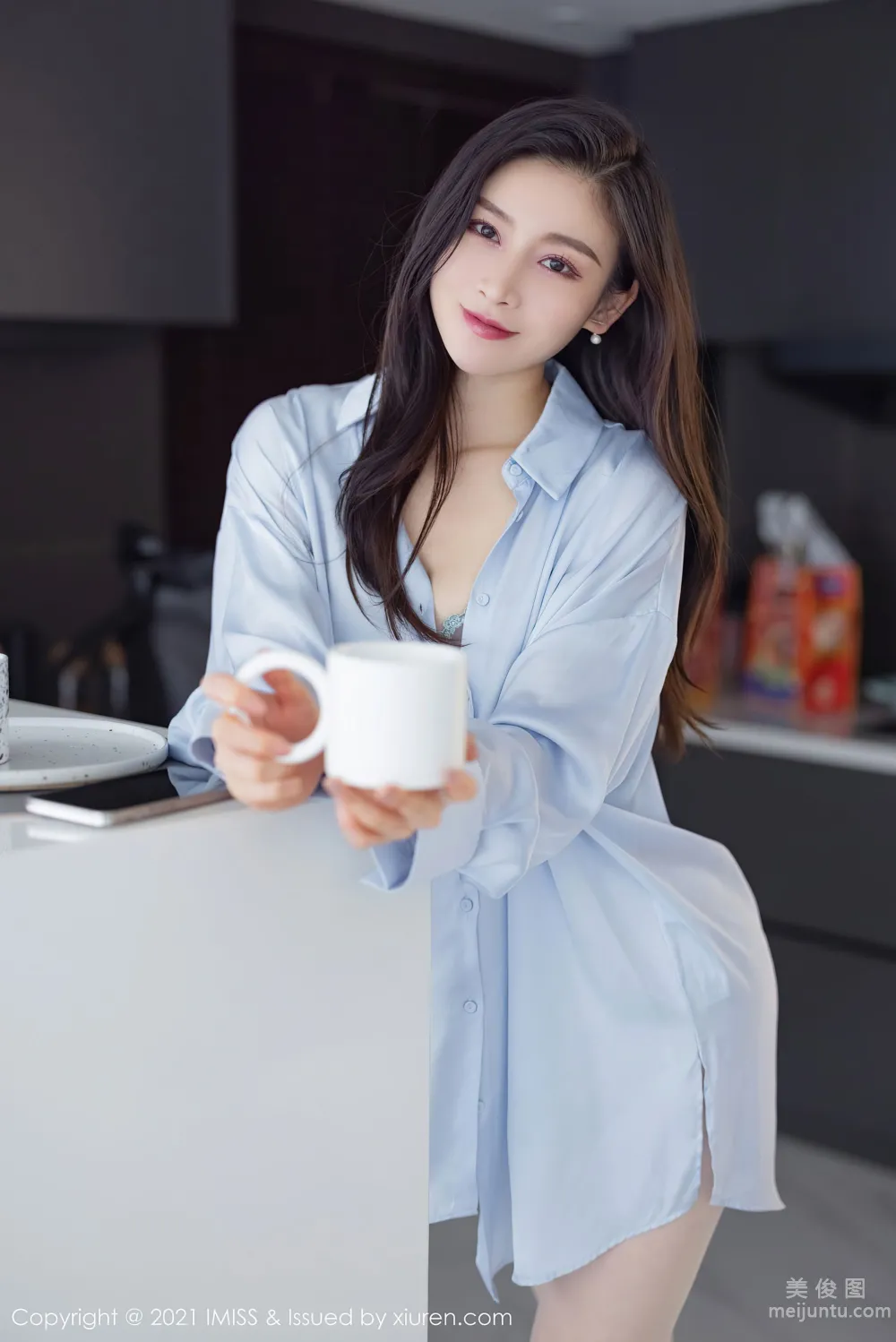 [愛蜜社IMiss] Vol.614 Vanessa - 大号的淺藍色襯衫 4