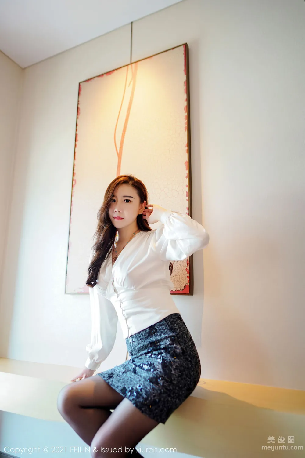 [嗲囡囡FEILIN] VOL.400 王婉悠Queen - 经典都市OL与情趣服饰9