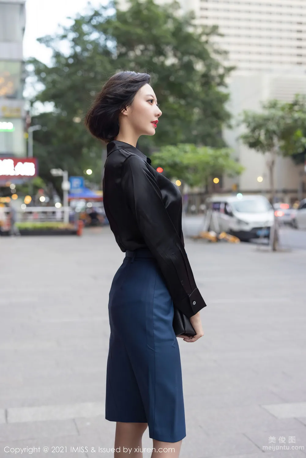 [IMISS] Vol.615 Yixuan, Elegant Graceful Figure and Classic OL Attire photo 5