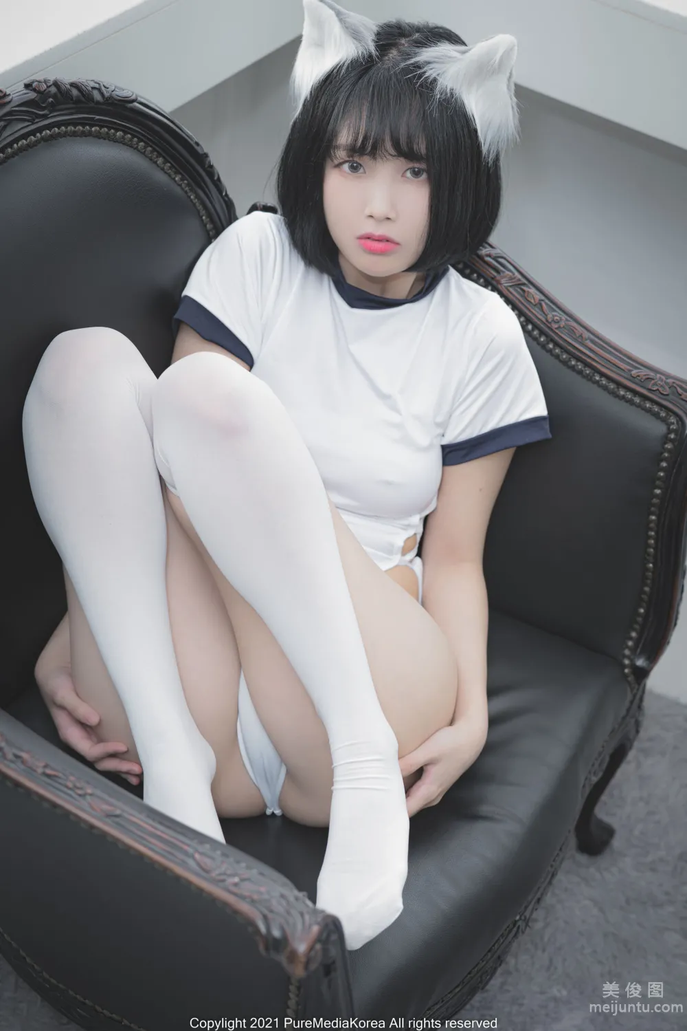 [PURE MEDIA] Vol.071 - Leechu - Sexy Uniform Photos photo 45