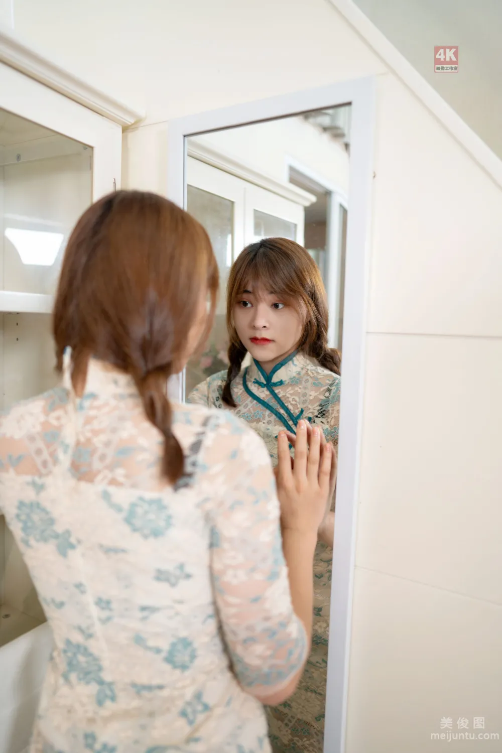 [丽柜Ligui] Model 奈奈 《民国风旗袍小短发》  写真套图77