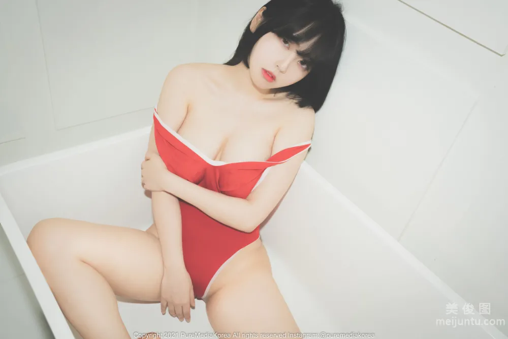 [PURE MEDIA] Vol.076 - Song Hana - Sexy Uniform Temptation photo 37