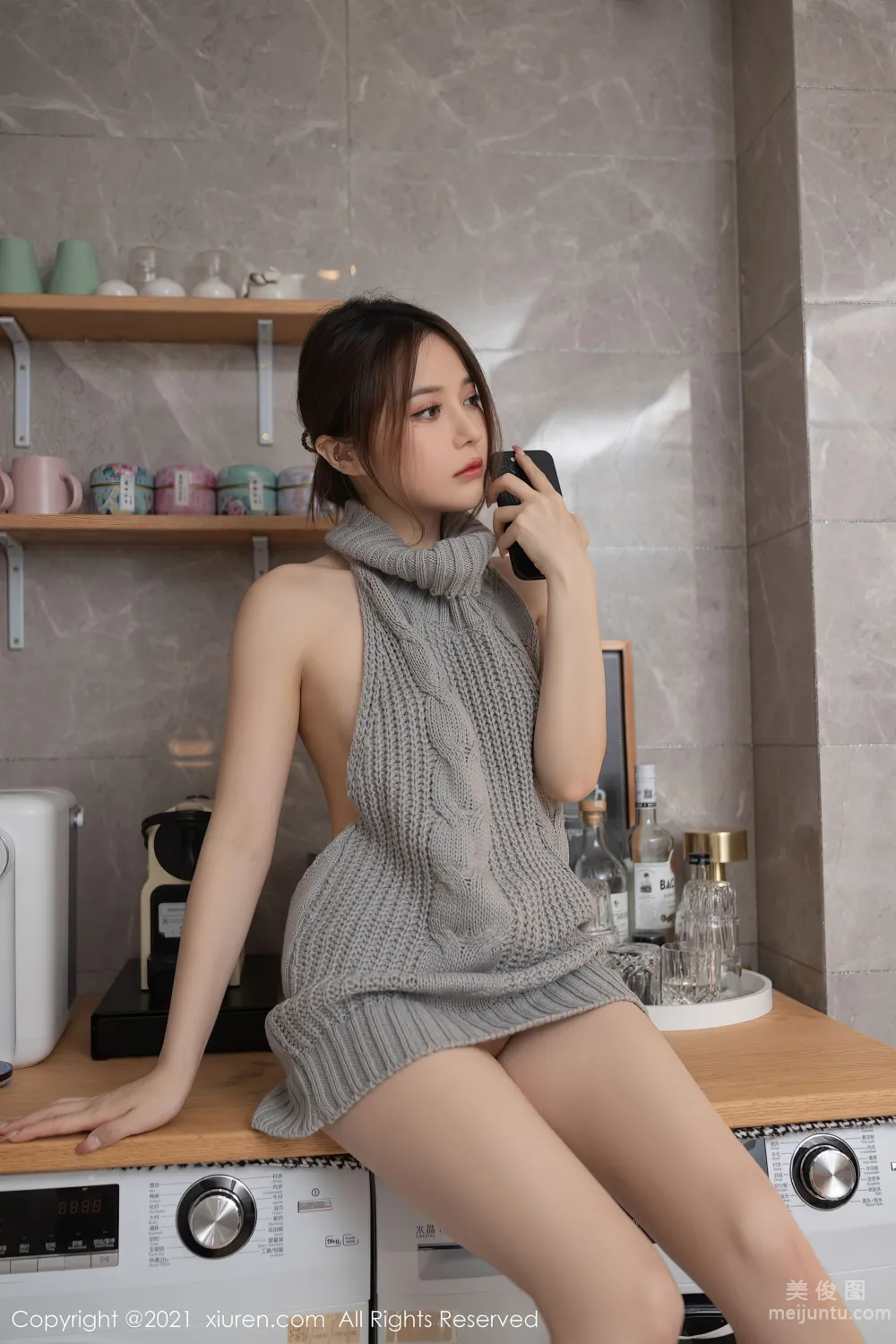[秀人XIUREN] No.3620 魚子醬Fish - 洗衣機維修主題系列 52