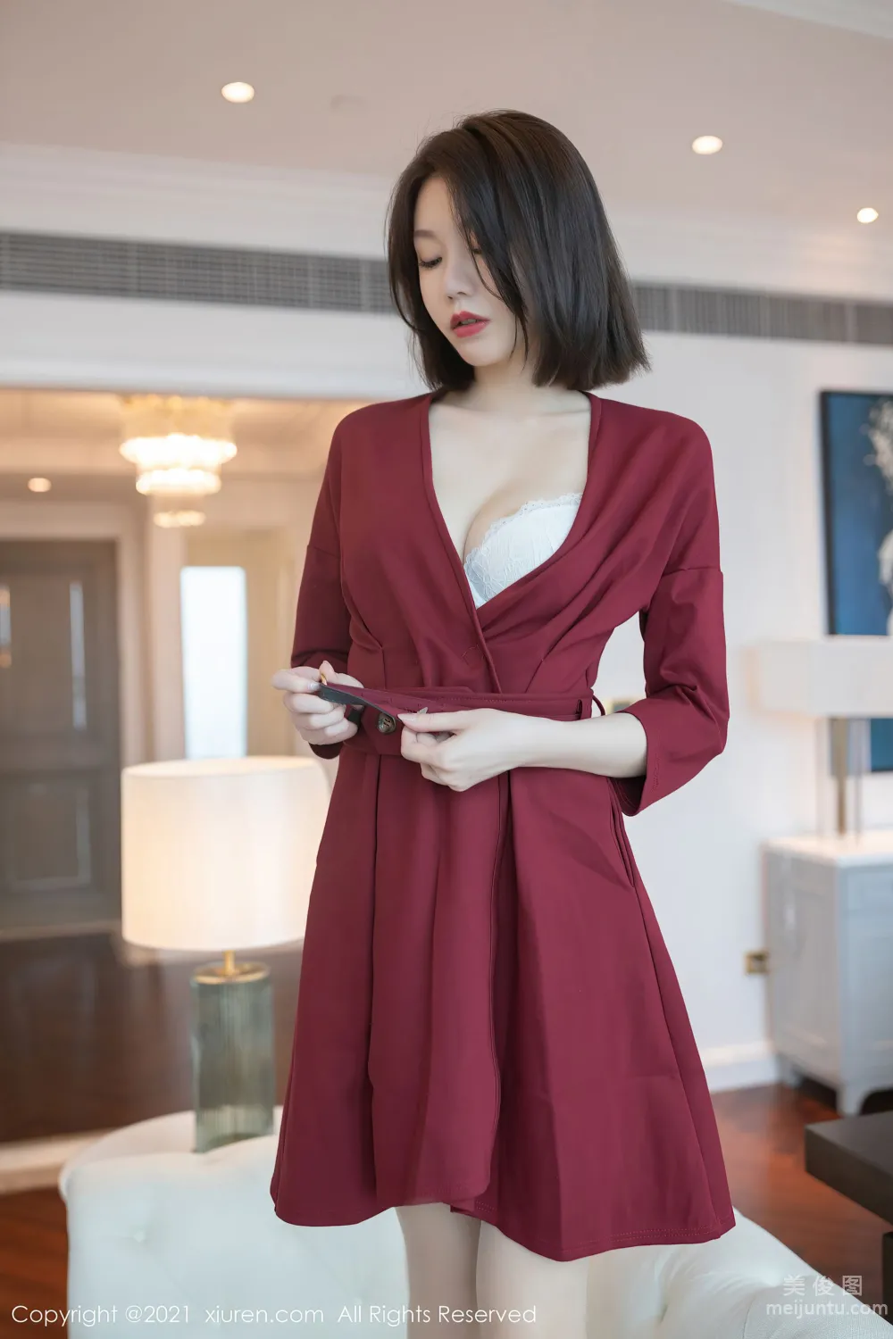 [秀人XIUREN] No.3668 安然Maleah - 渾然天成的人妻氣息 35