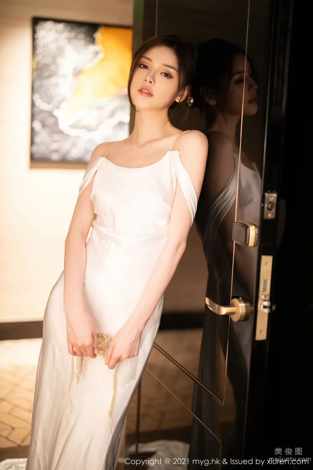 [美媛館MyGirl] Vol.552 小夕juju - 唯美動人的白色新娘 16