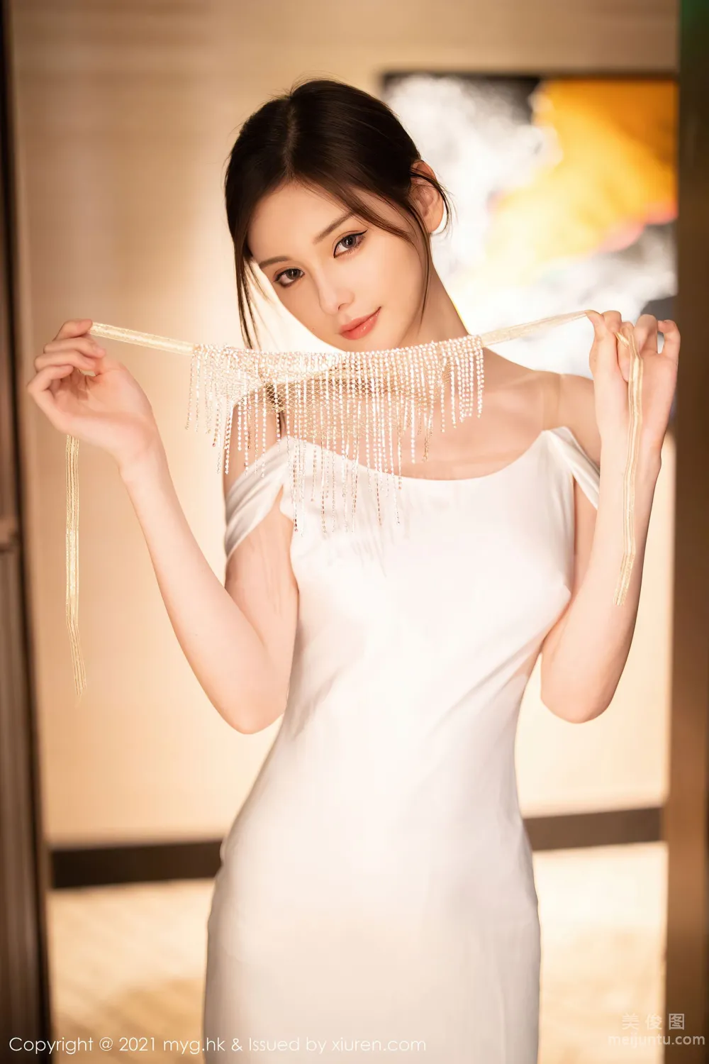 [美媛館MyGirl] Vol.552 小夕juju - 唯美動人的白色新娘 11