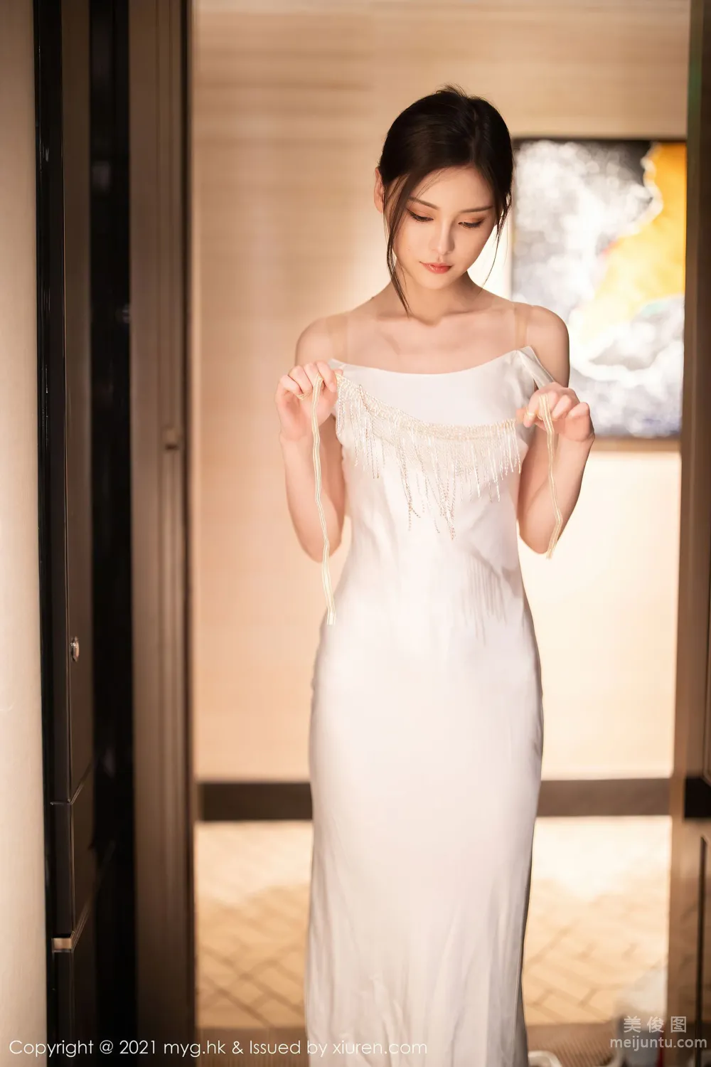 [美媛館MyGirl] Vol.552 小夕juju - 唯美動人的白色新娘 12