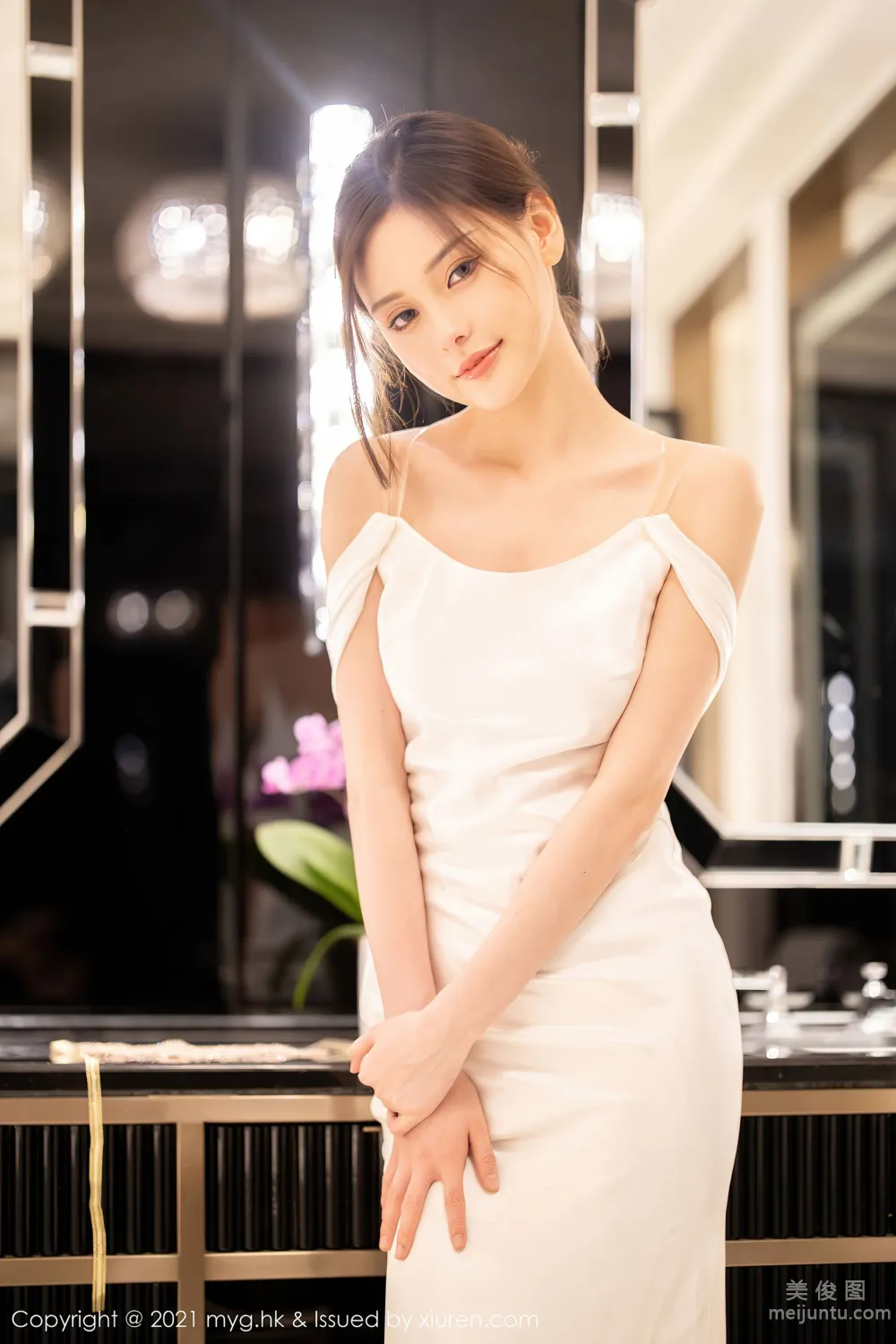 [美媛館MyGirl] Vol.552 小夕juju - 唯美動人的白色新娘 35