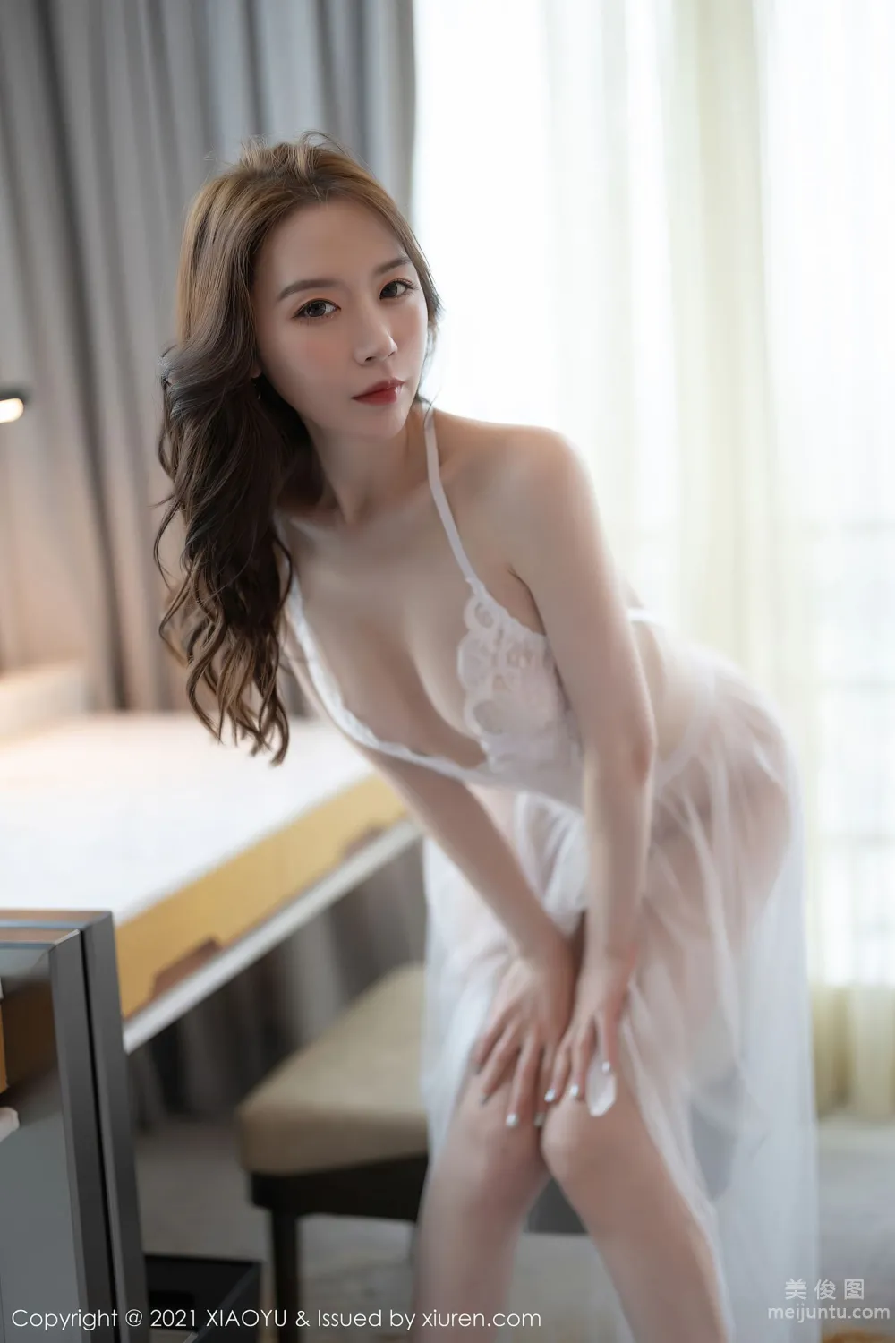 [XIAOYU] Vol.570 Meng Xinyue, Exquisite and Charming Cutout Slip Dress photo 20