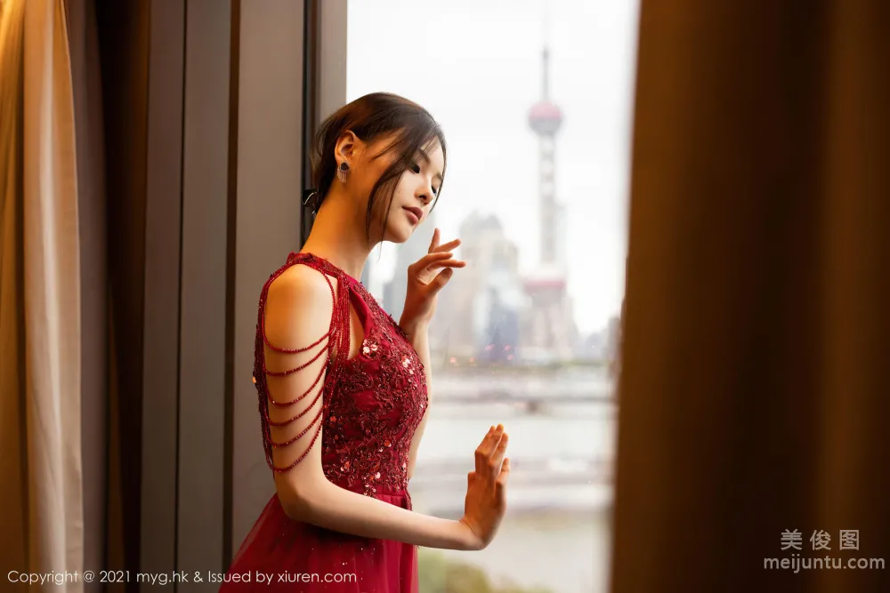 [美媛館MyGirl] Vol.560 小夕juju - 一襲精美迷人的姓感長裙 18