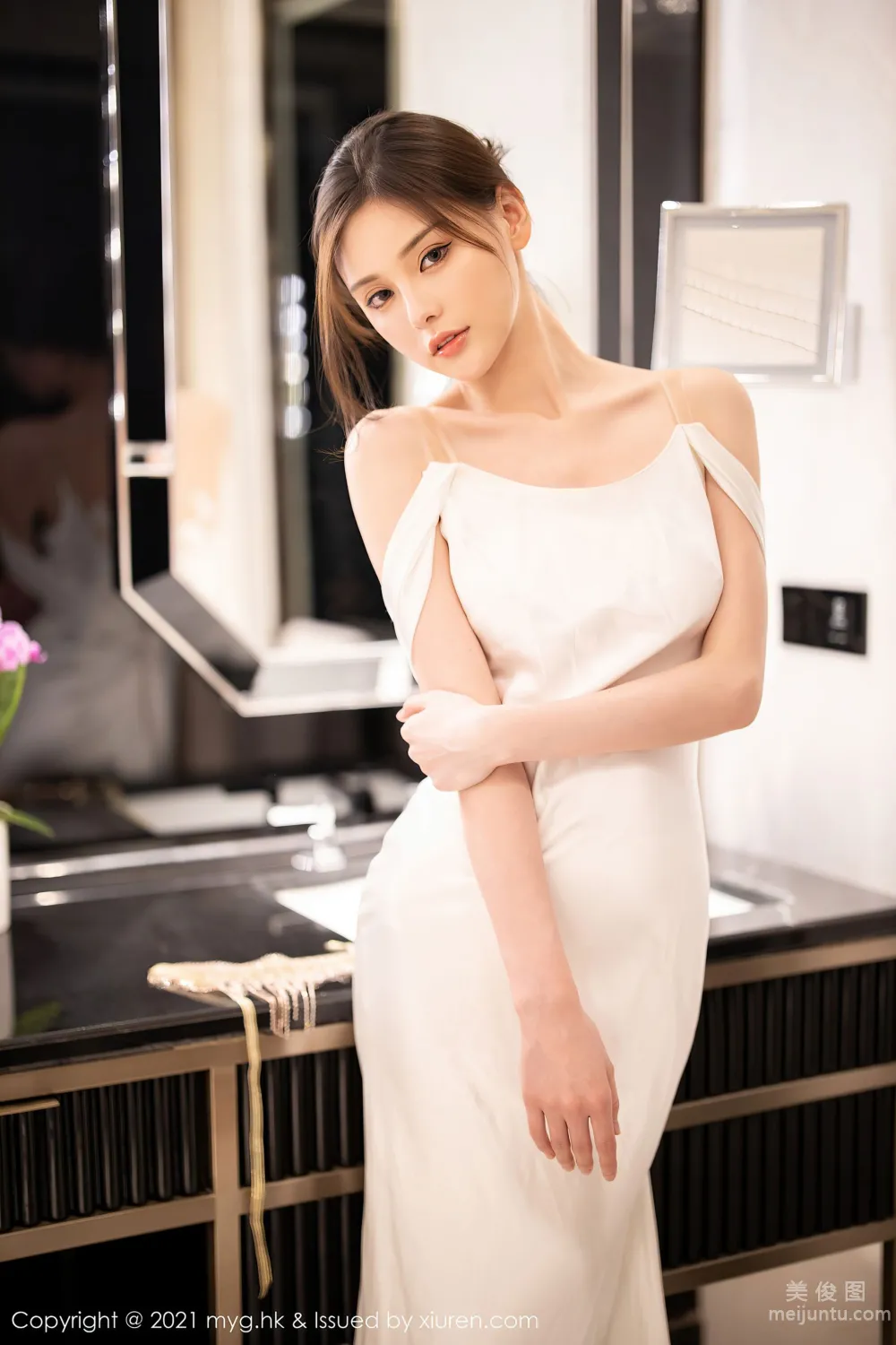 [美媛館MyGirl] Vol.552 小夕juju - 唯美動人的白色新娘 28