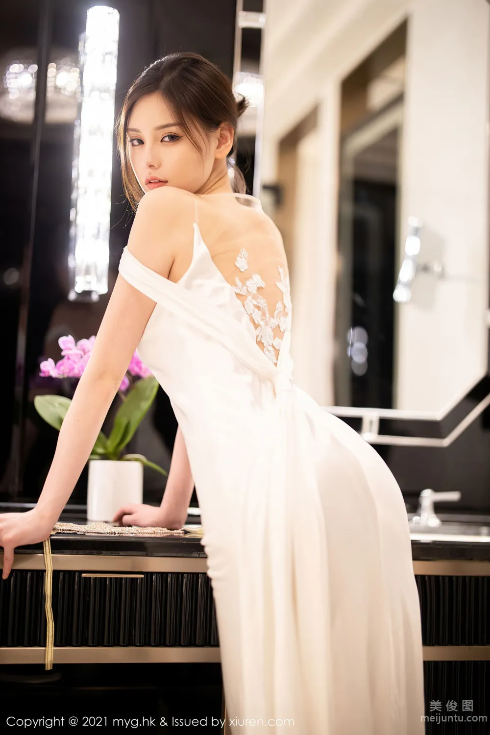 [美媛館MyGirl] Vol.552 小夕juju - 唯美動人的白色新娘 30
