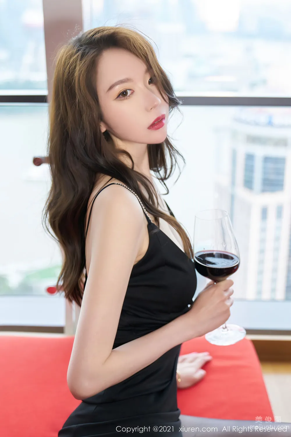[XiuRen] No.3642 Meng Xinyue - Toast to the Goddess Series photo 16