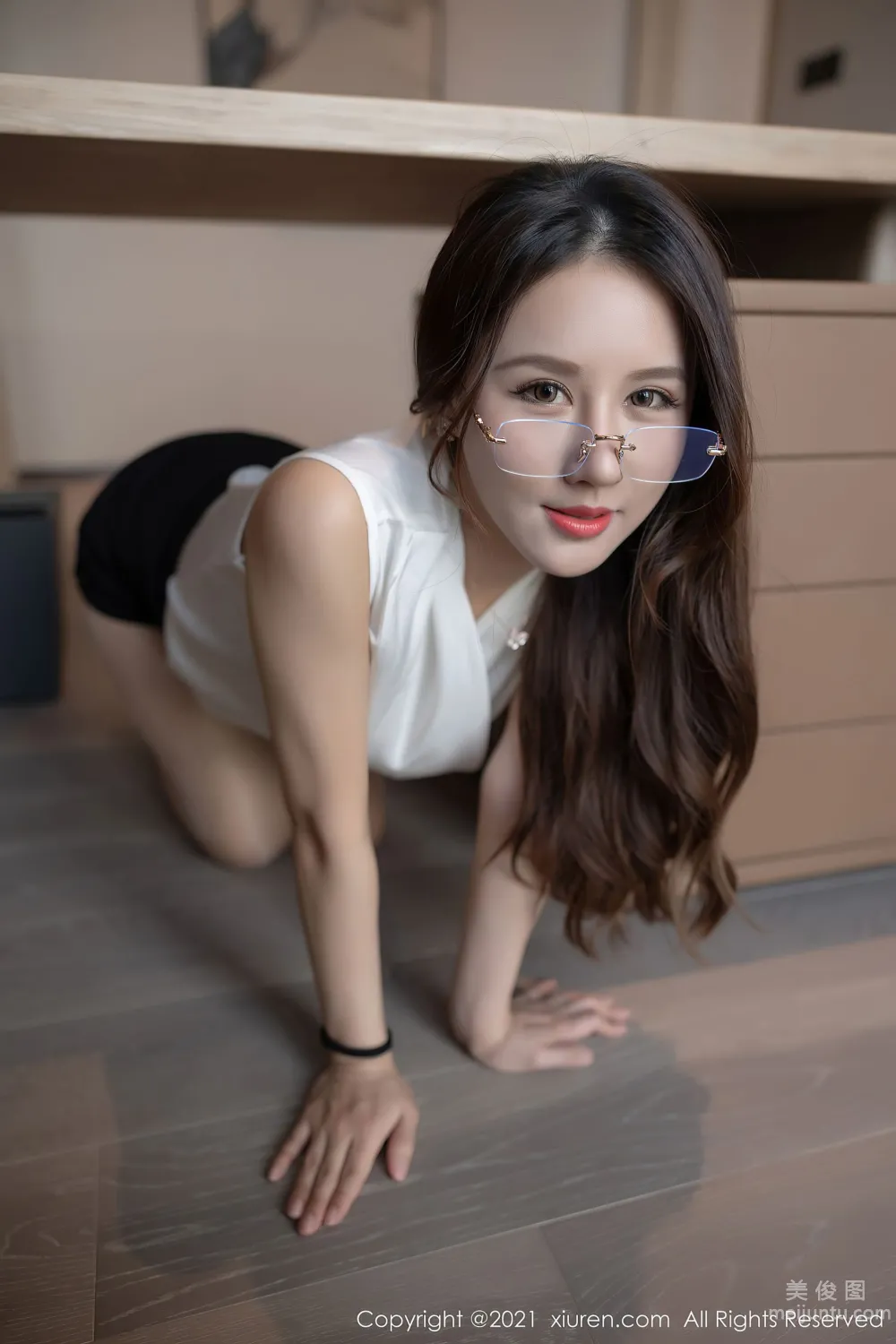 [XiuRen] No.3623 Xu Anan - Classic Charming Glasses OL photo 20